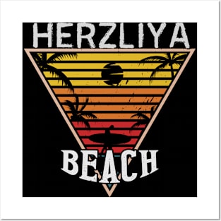 Beach happiness in Herzliya Posters and Art